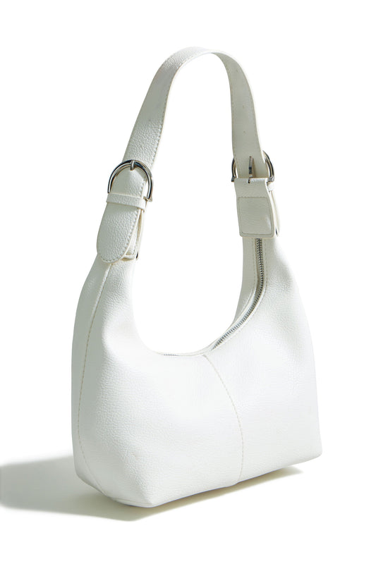 The Ivory Scoop – Shoulder Bag with Buckle