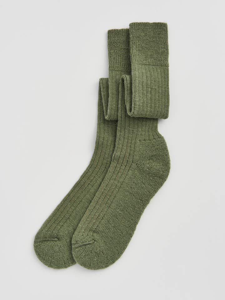 Wool Knee-High Socks