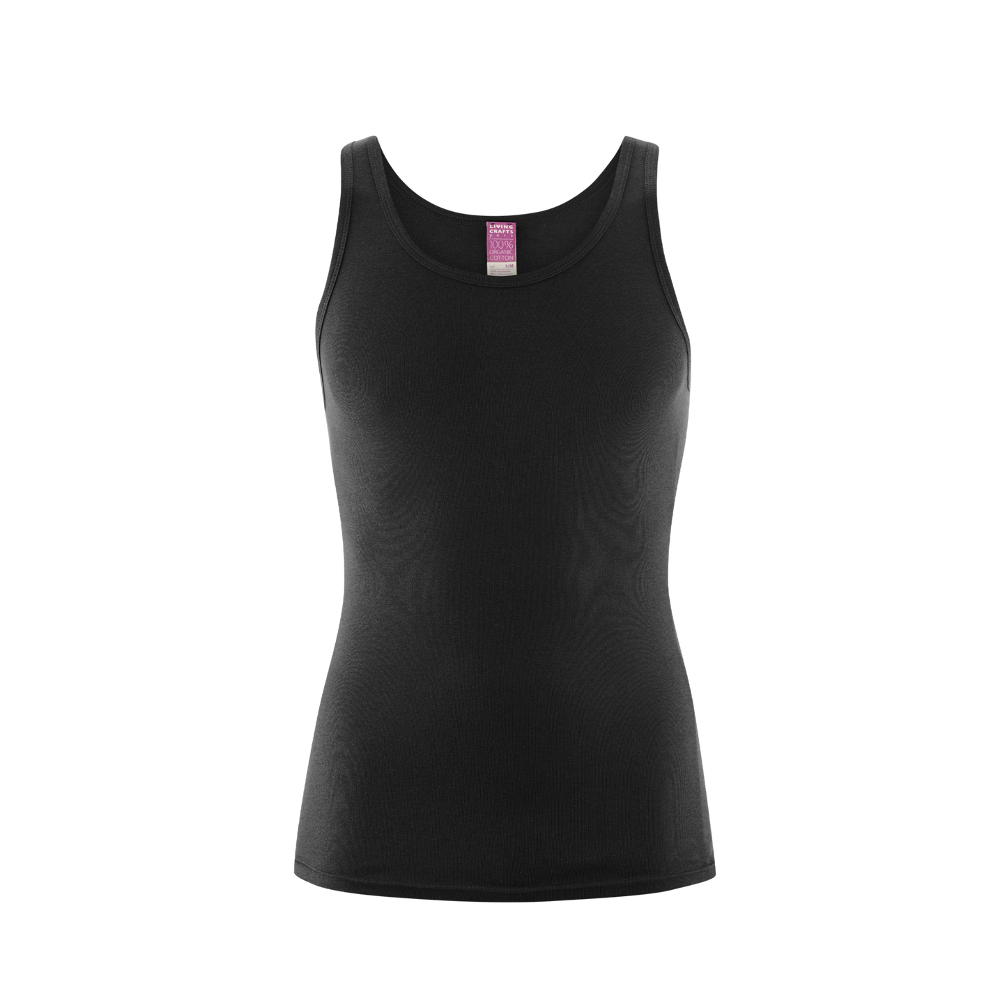 Organic Cotton Ribbed Vest — Mens