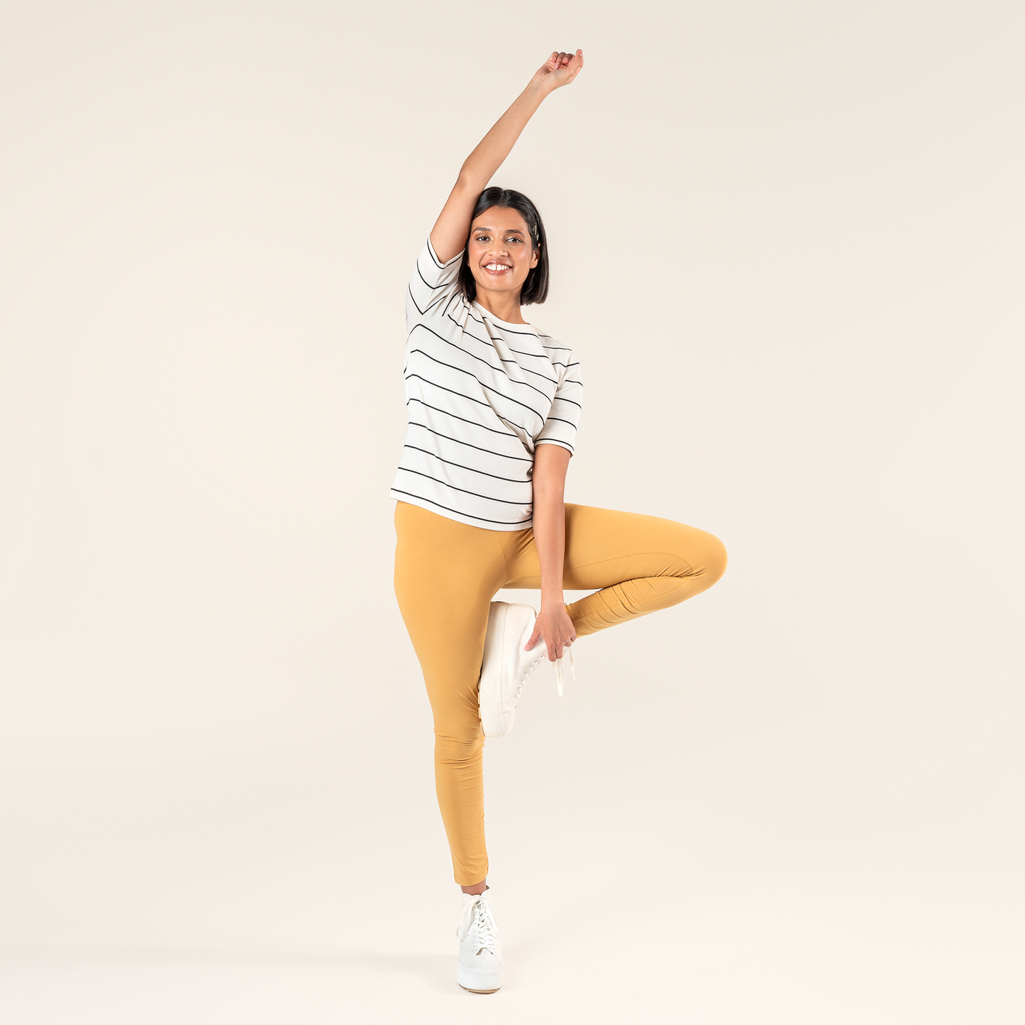 Organic Cotton Stretch Leggings - Womens