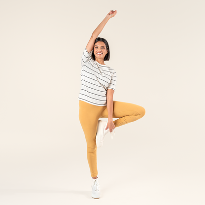 Organic Cotton Stretch Leggings - Womens