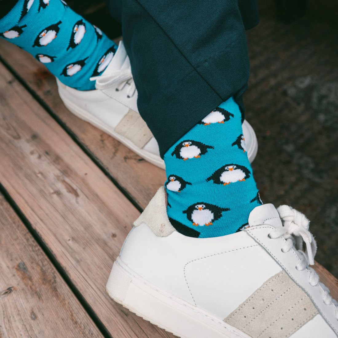 Penguin Matching Bamboo Socks – Adult & Child