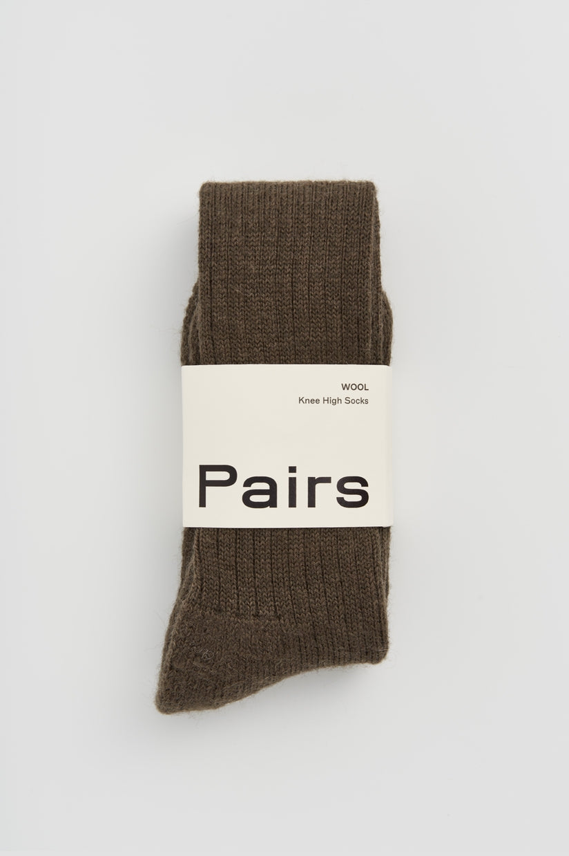 Wool Knee-High Socks