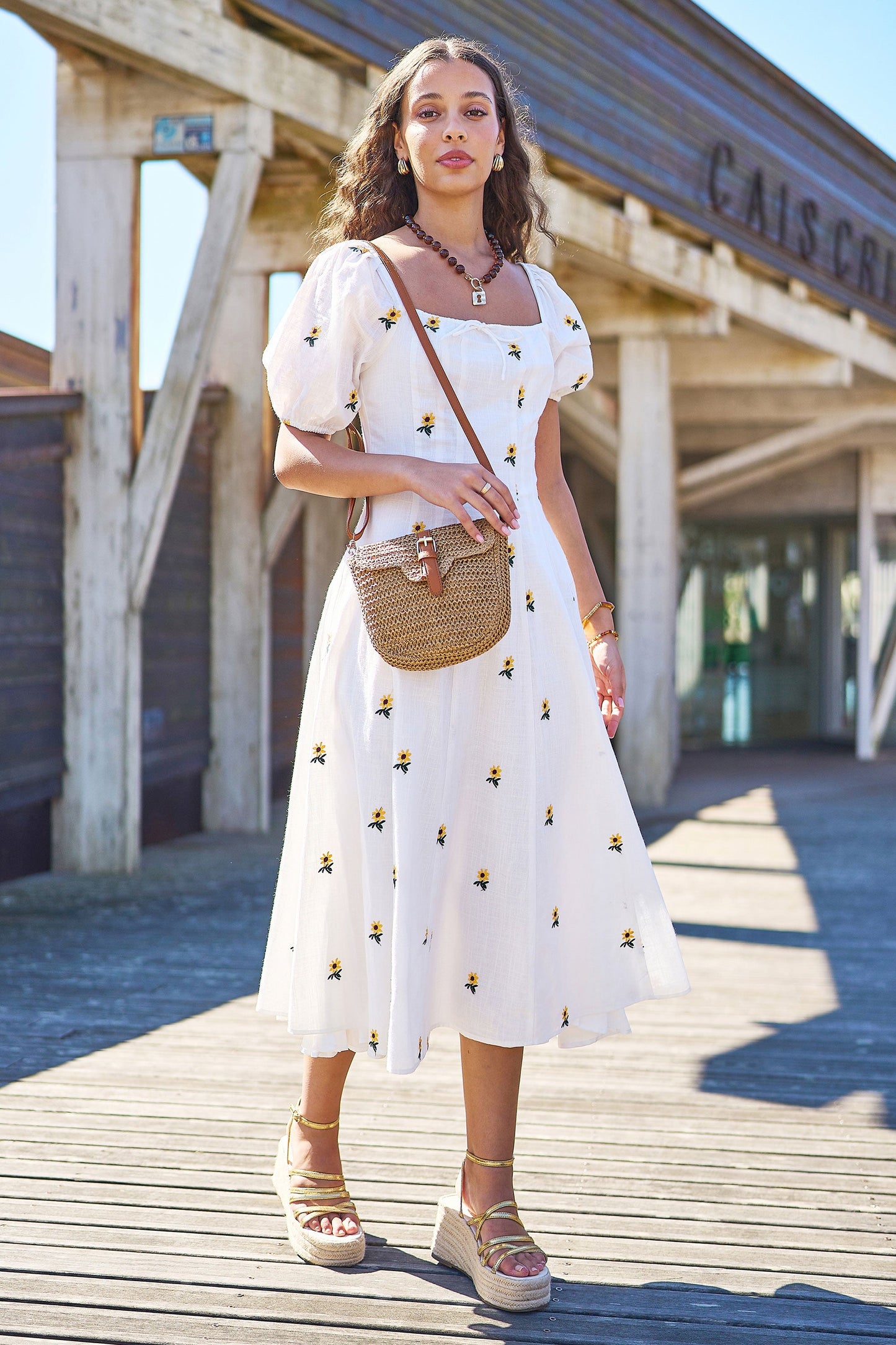 The Raffia Crossbody – Woven with Faux Leather Trim