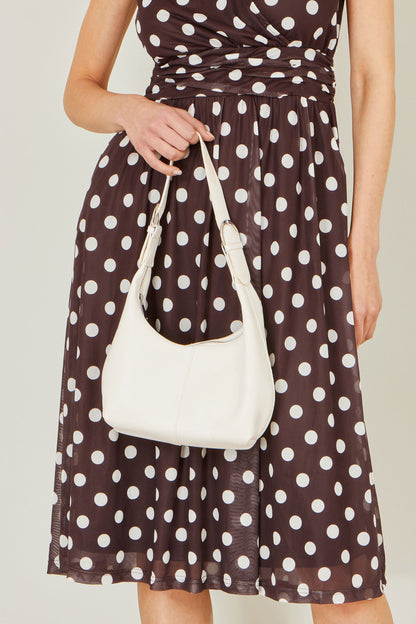 The Ivory Scoop – Shoulder Bag with Buckle