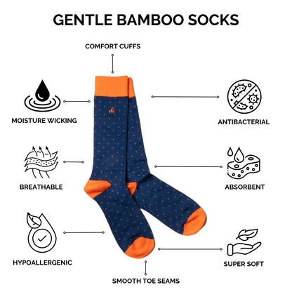 Cricket Bamboo Socks – Comfort Cuff