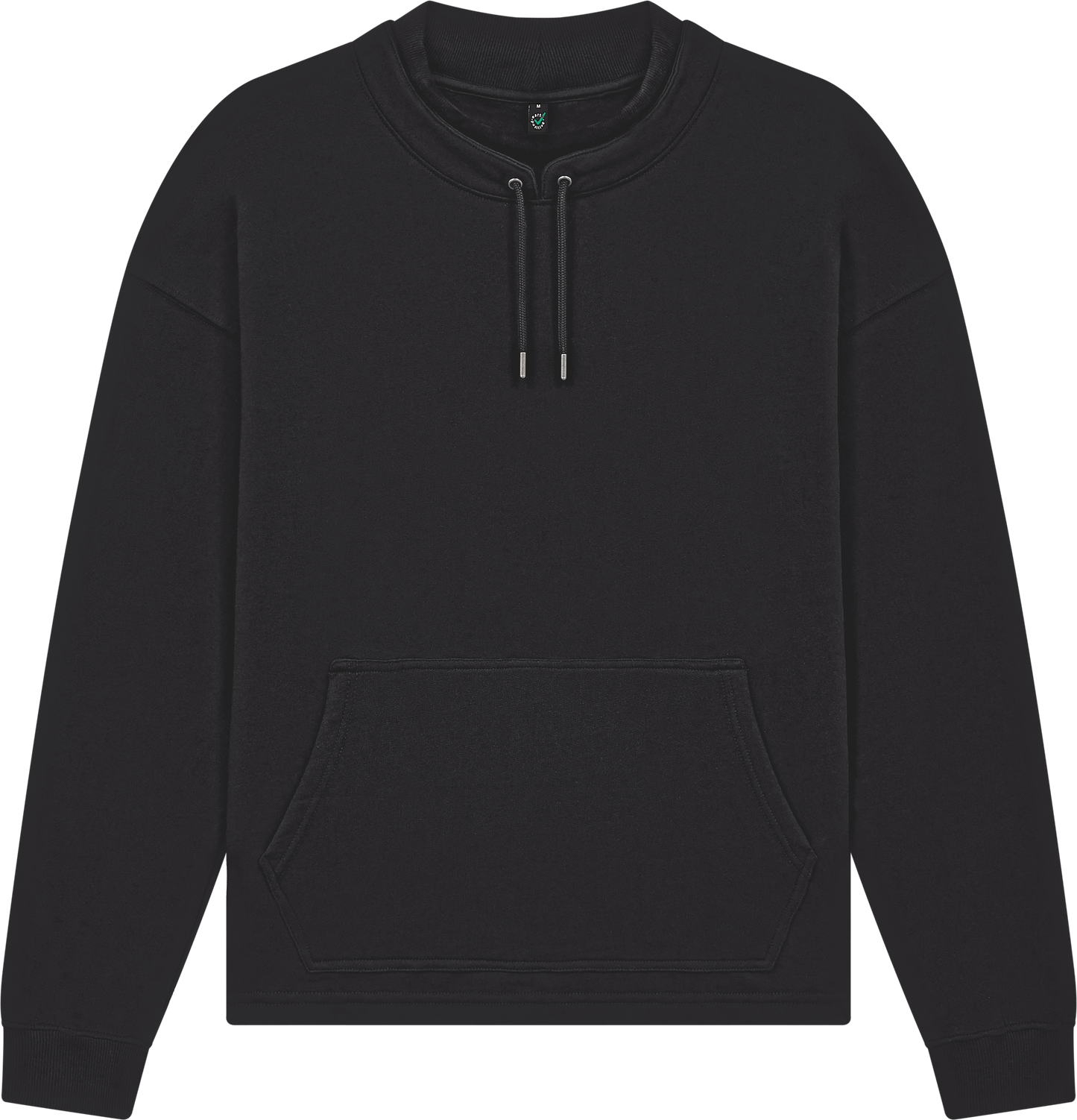 Organic Mock Neck Sweatshirt — Unisex