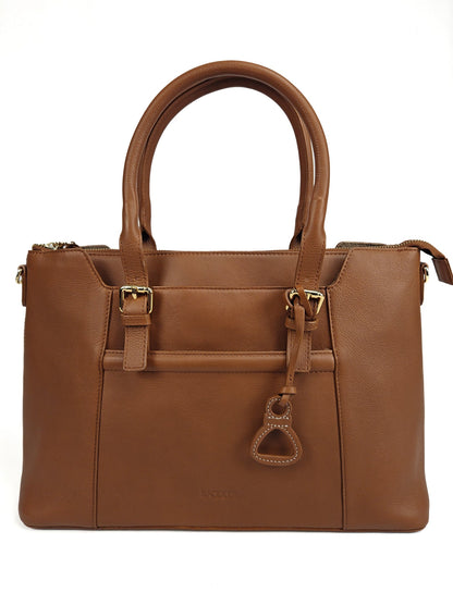 Elizabeth Leather Workbag - Bascora