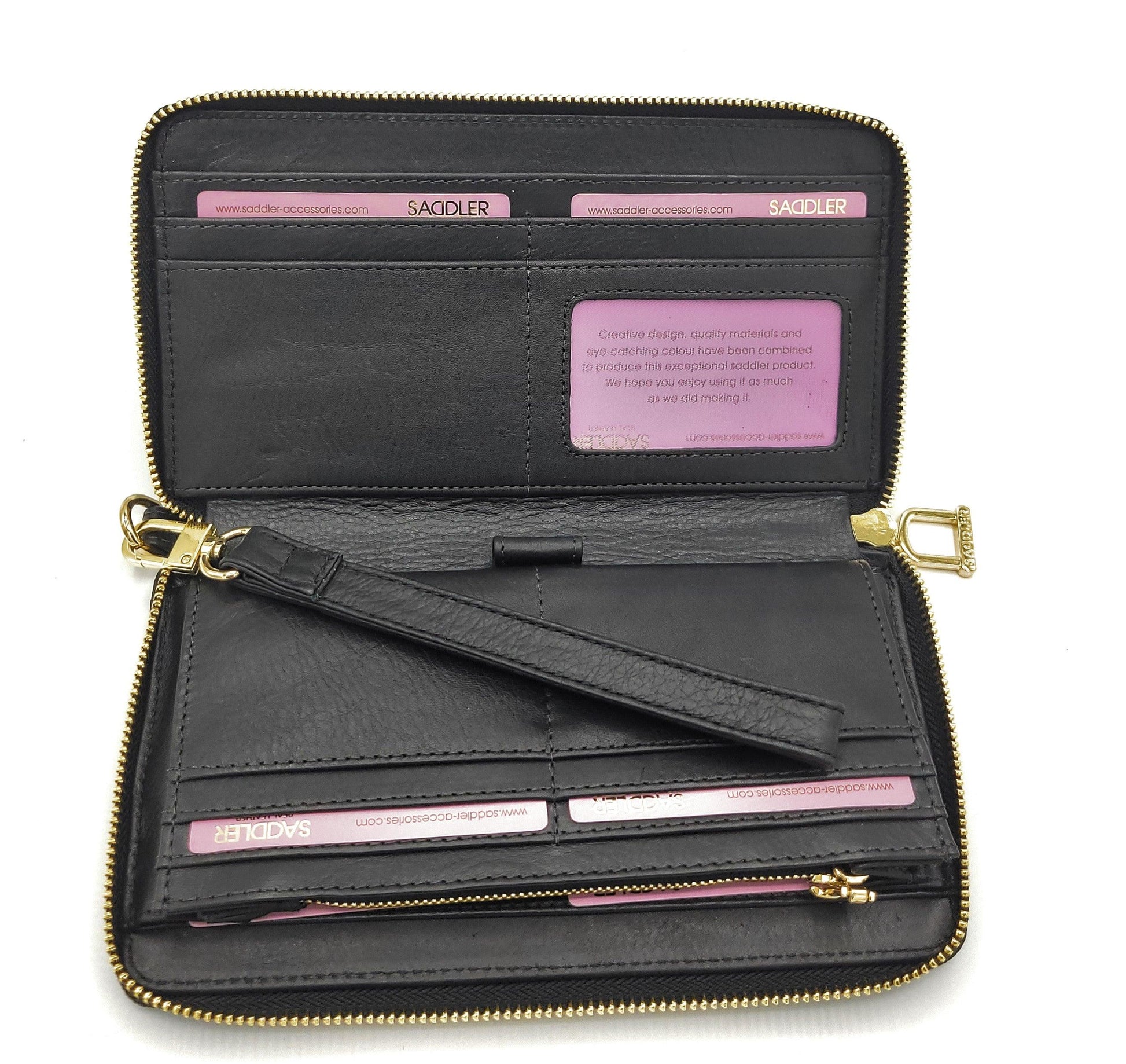 Freya RFID Leather Purse & Phone Holder - Bascora