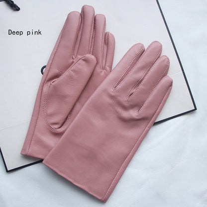 Women's Genuine Leather Gloves – Thin Lined