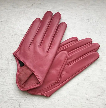 Women's Half-Palm Sheepskin Gloves