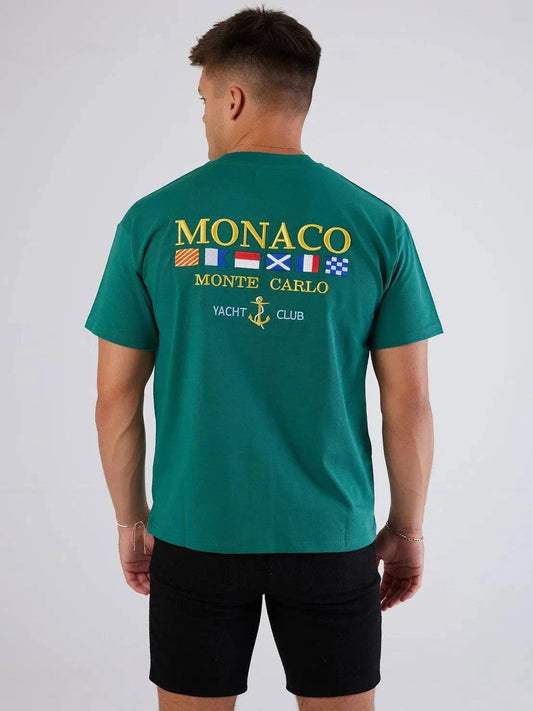 Monaco T-Shirt Green - Bascora