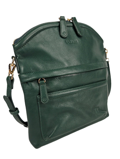Kimberley Leather Crossbody Bag - Handmade by Saddler - Bascora
