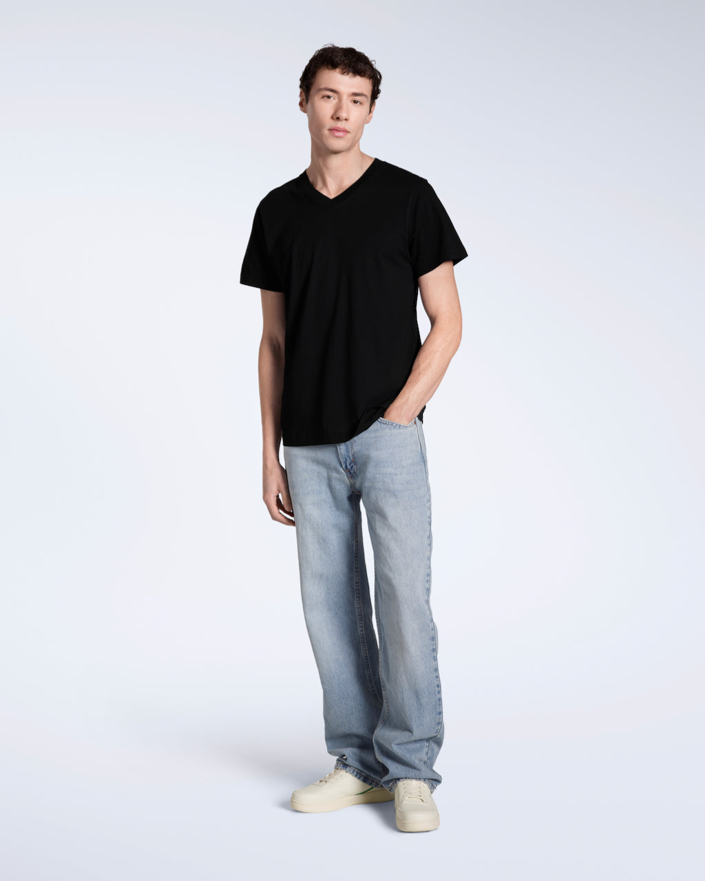 The V-Neck Tee – Men's Organic Cotton
