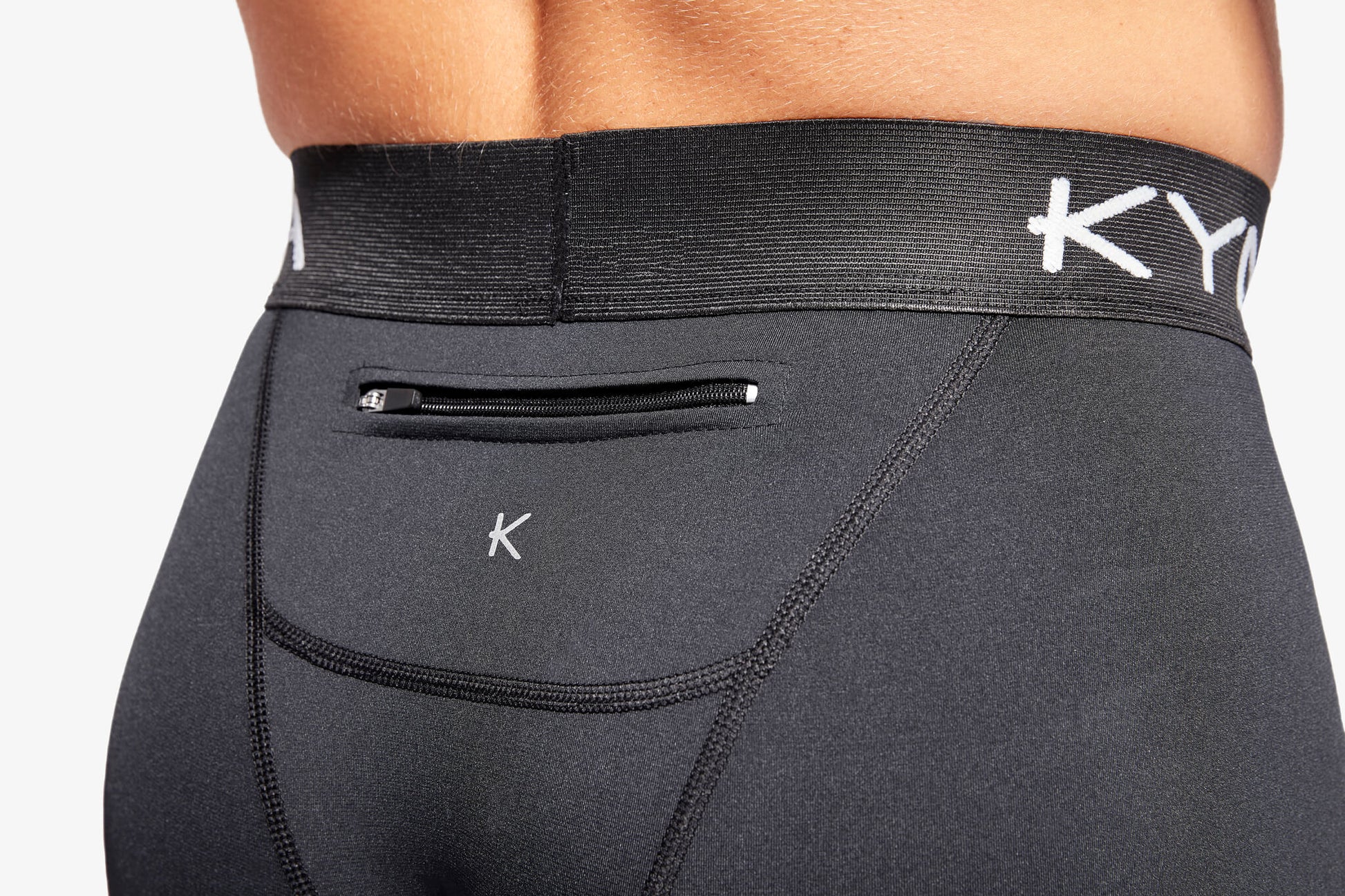 Men's Infrared Performance Leggings with Zip - Bascora