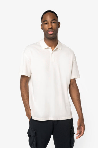 Organic Drop Shoulder Polo Shirt – Men's