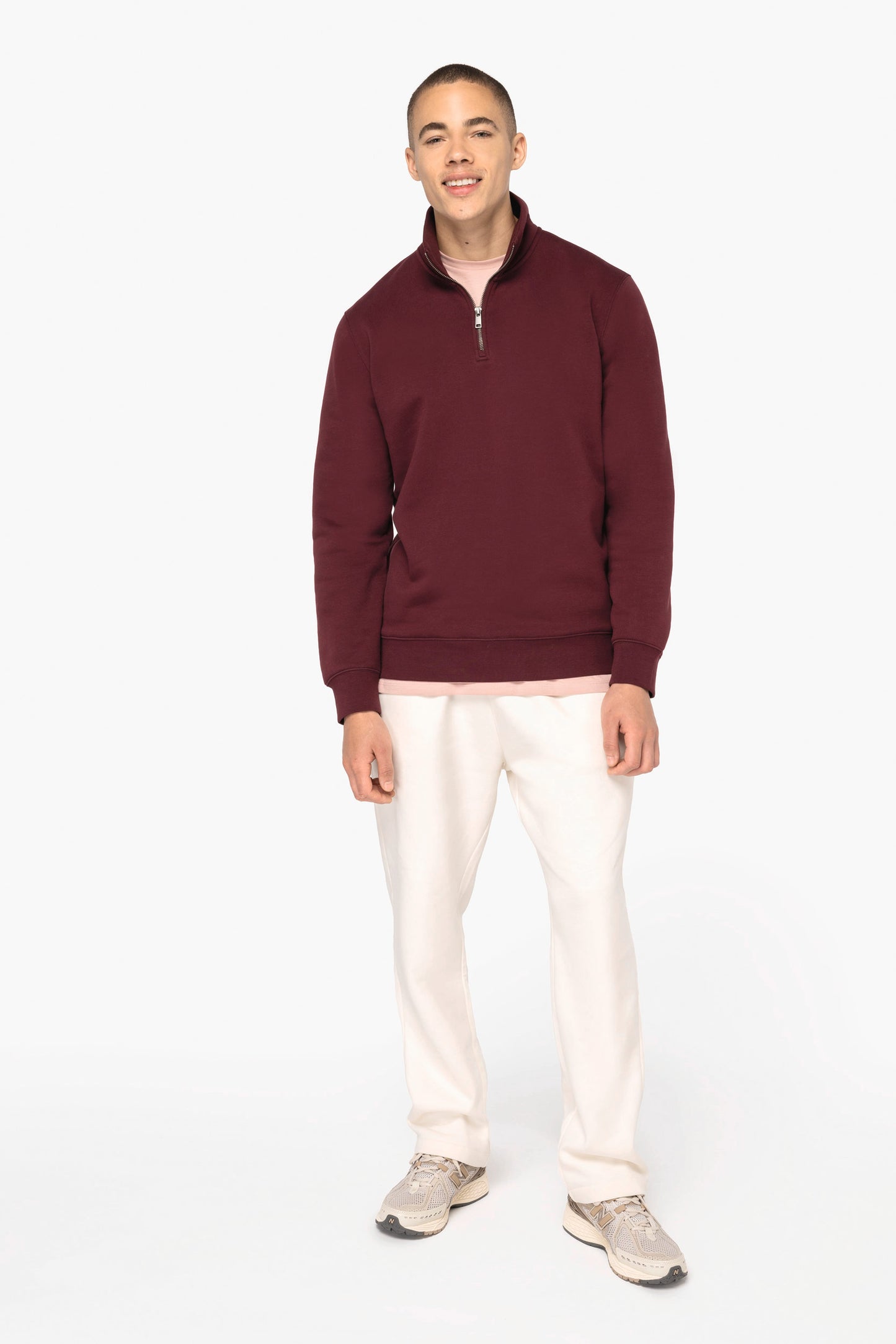 Organic Quarter Zip Sweatshirt – Men's