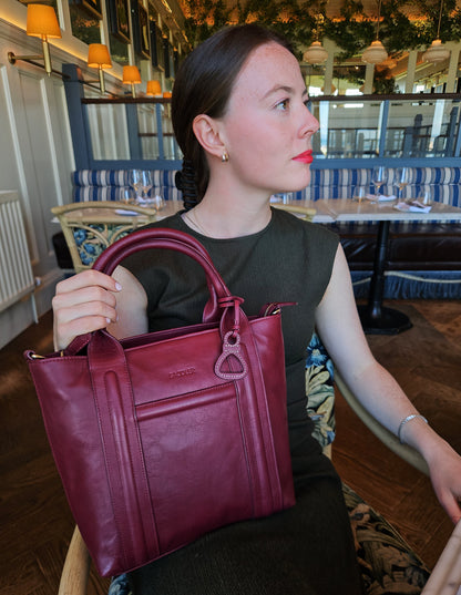 Patricia Leather Handbag - Bascora
