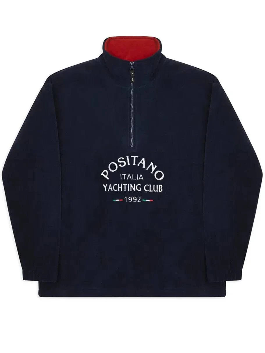 Positano Yacht Fleece Navy - Bascora