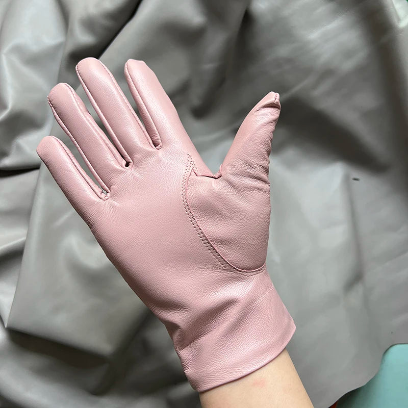 Women's Genuine Leather Gloves – Thin Lined