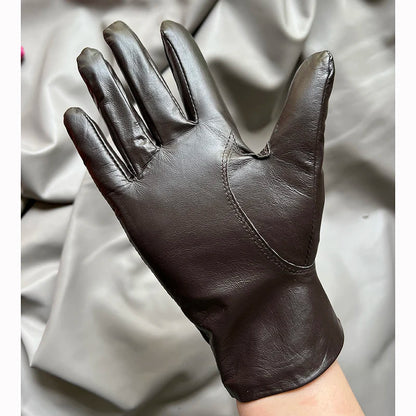 Women's Genuine Leather Gloves – Thin Lined