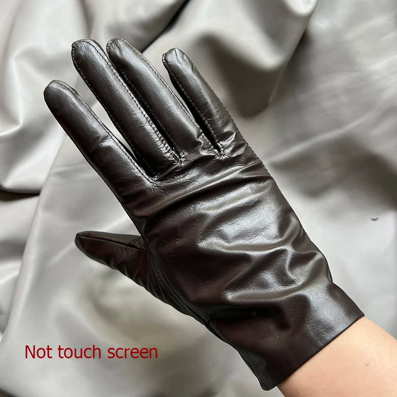 Women's Genuine Leather Gloves – Thin Lined