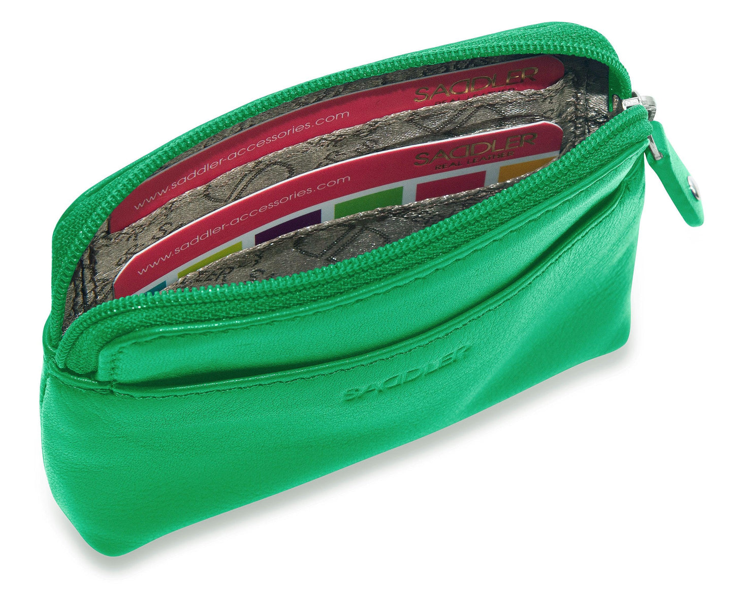 Pia RFID Leather Zip-Top Purse - Bascora