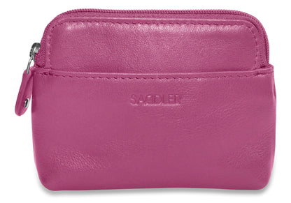 Pia RFID Leather Zip-Top Purse - Bascora