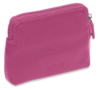 Pia RFID Leather Zip-Top Purse - Bascora