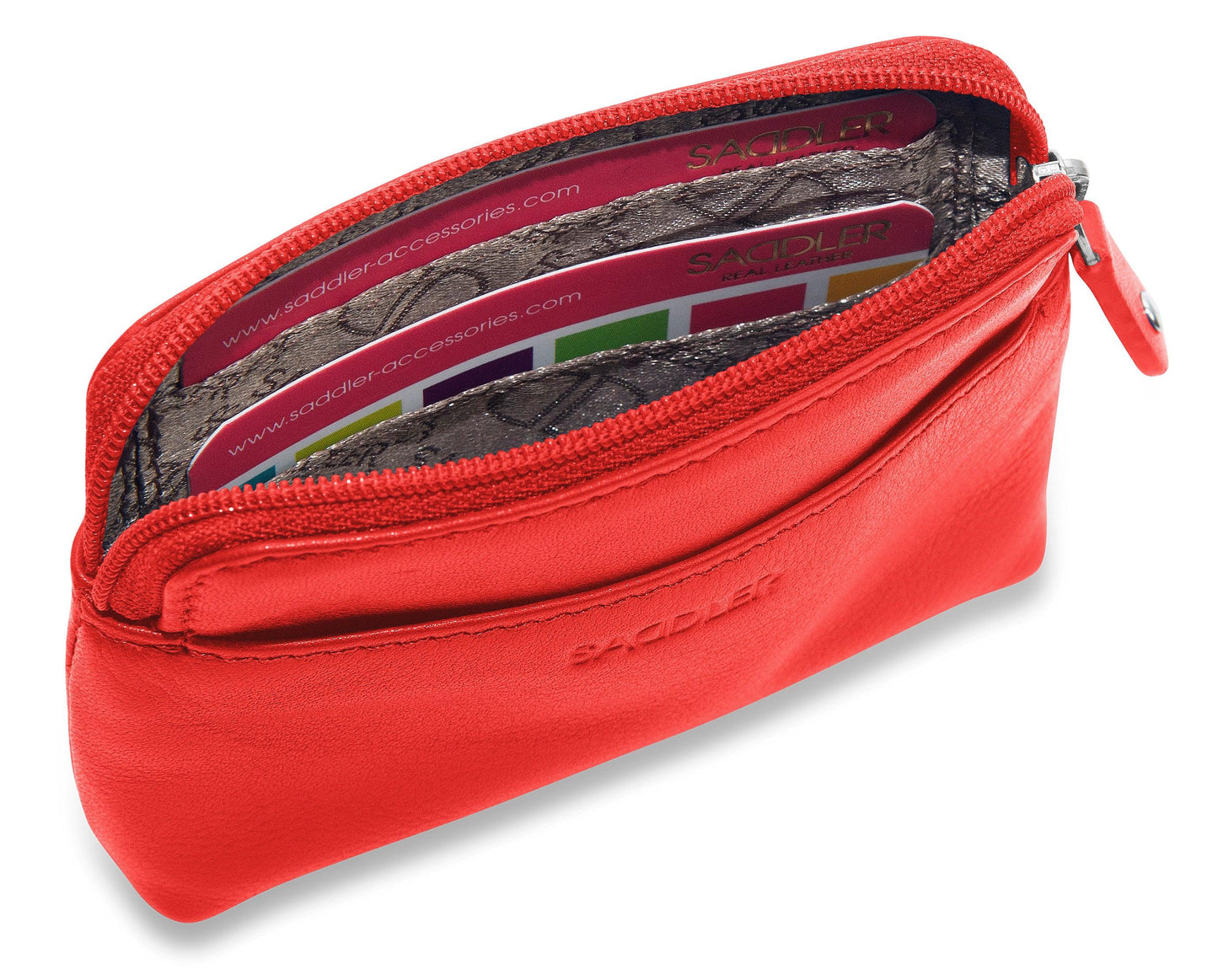 Pia RFID Leather Zip-Top Purse - Bascora