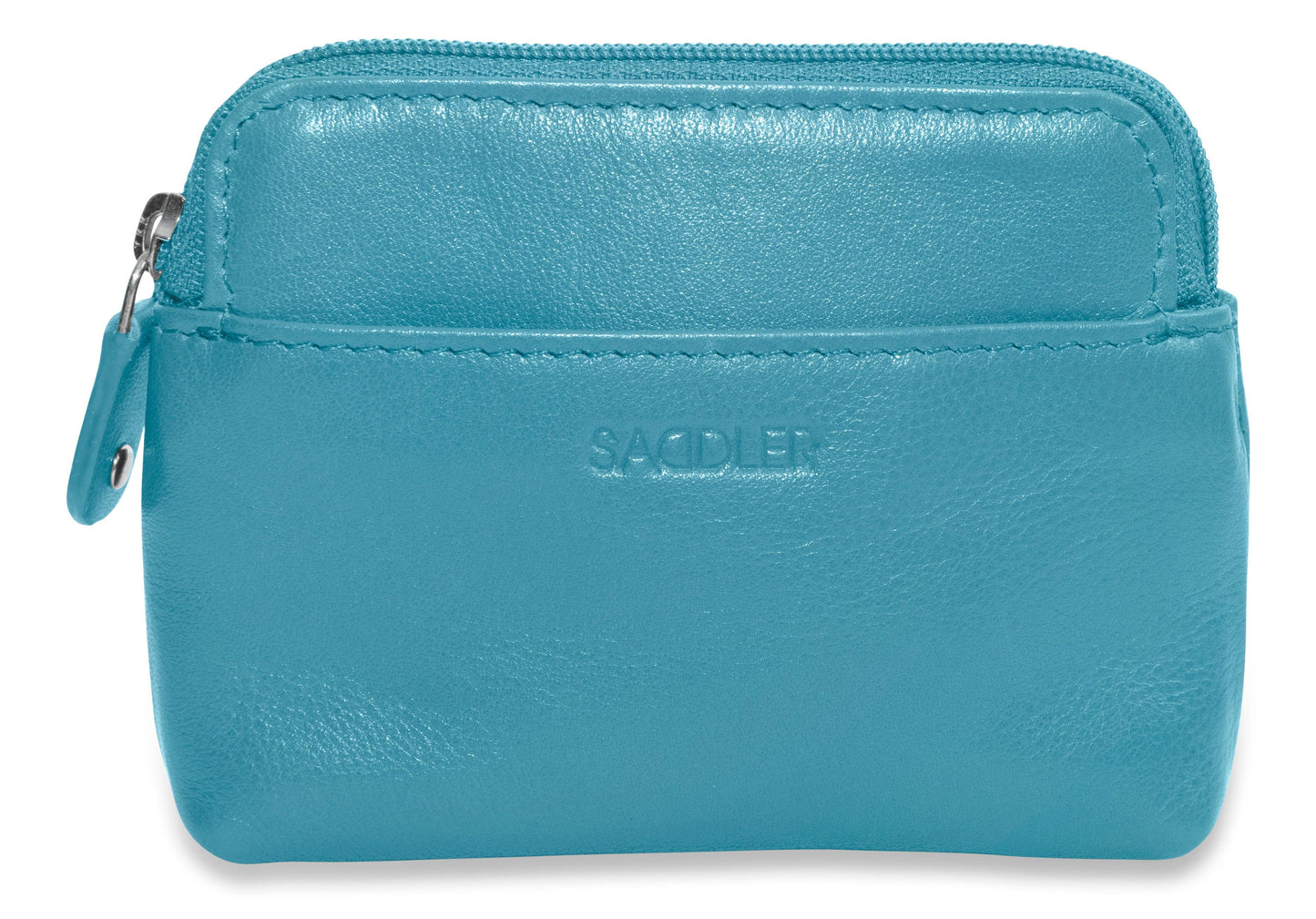 Pia RFID Leather Zip-Top Purse - Bascora