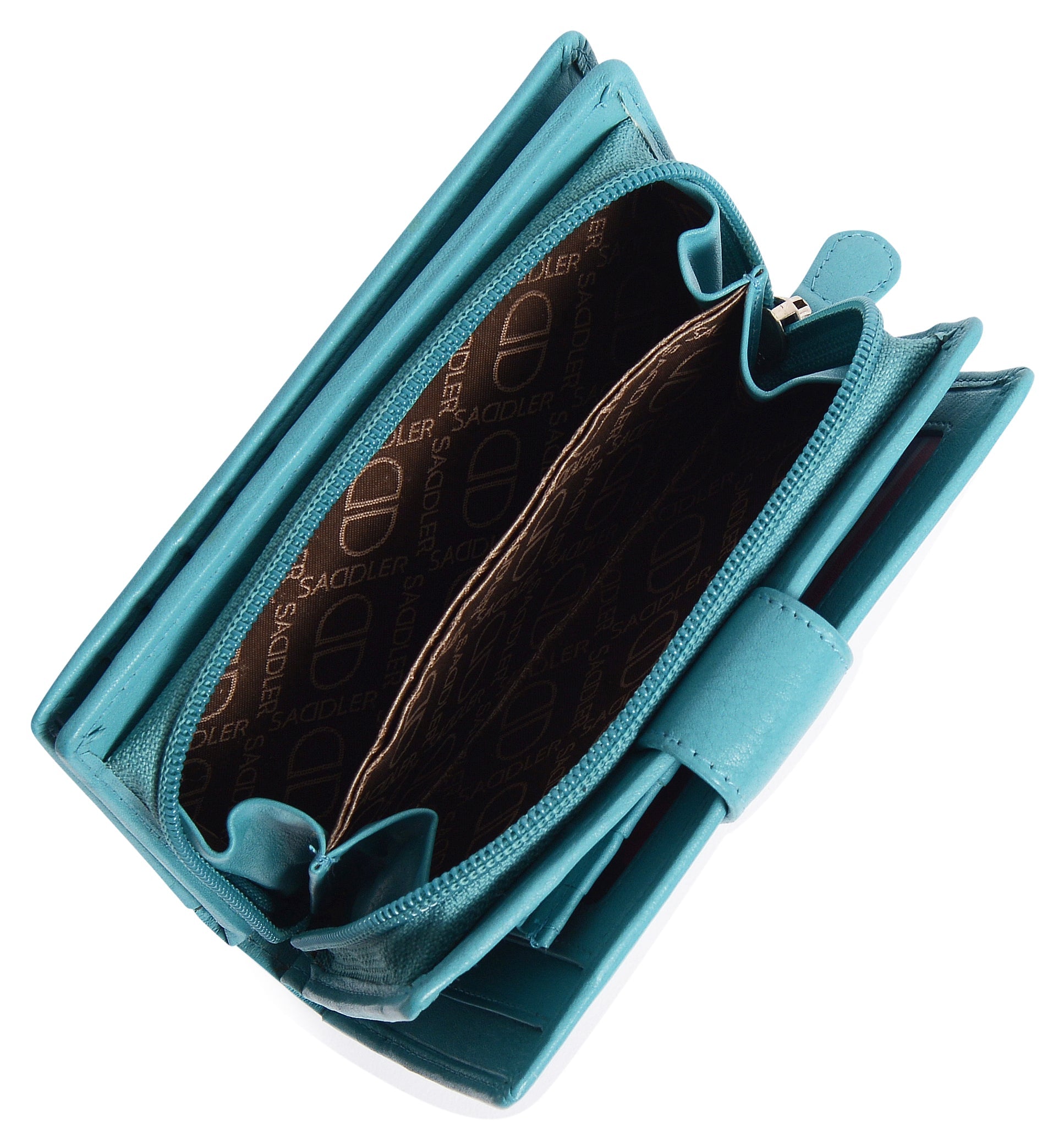 Georgie RFID Leather Double-Sided Purse - Bascora