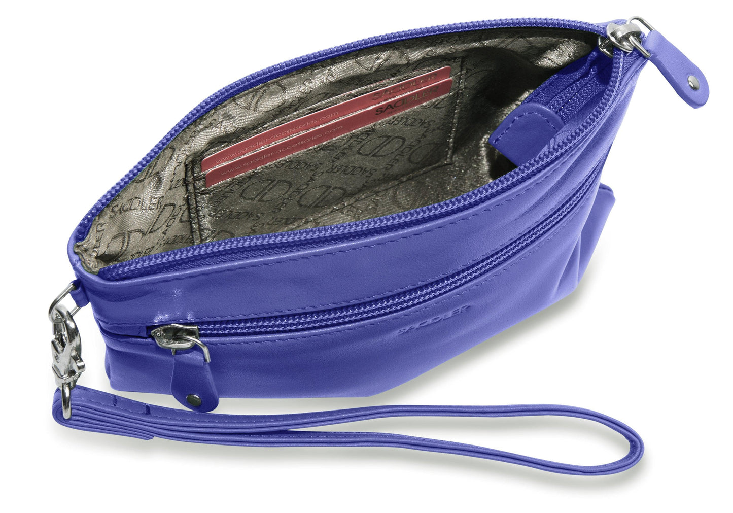 Scarlett RFID Leather Mini Clutch - Bascora