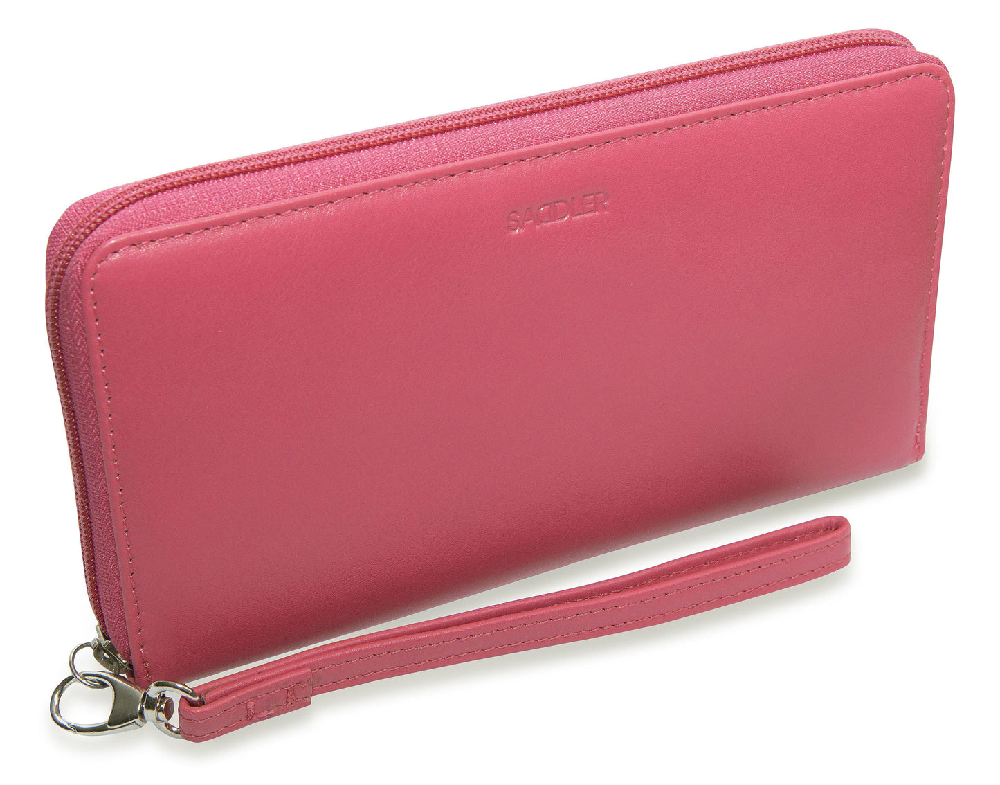 Sophia RFID Leather Zip Around Purse - Bascora
