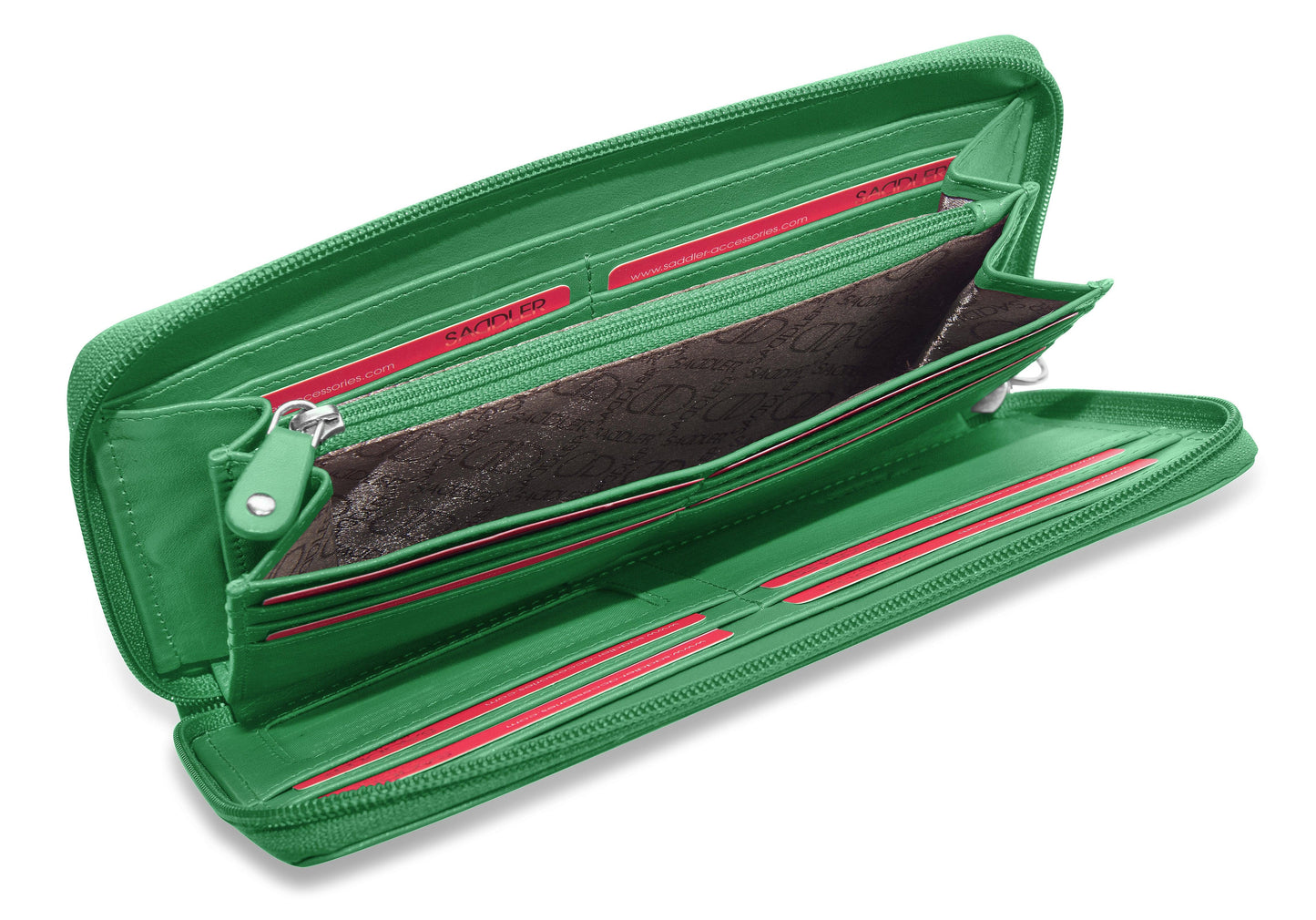 Sophia RFID Leather Zip Around Purse - Bascora