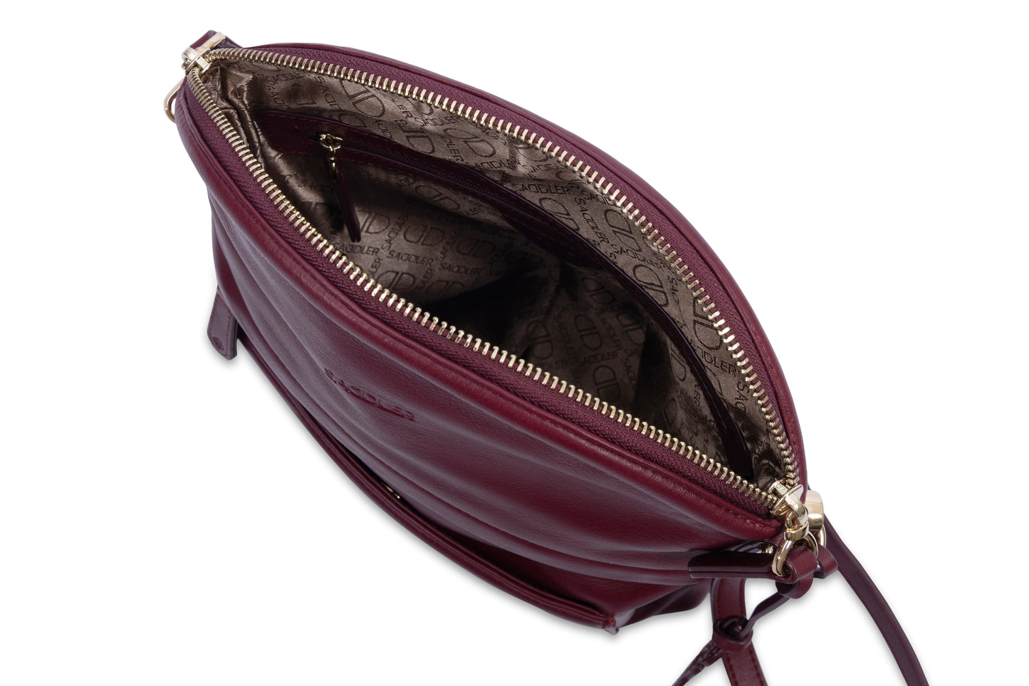 Kimberley Leather Crossbody Bag - Handmade by Saddler - Bascora