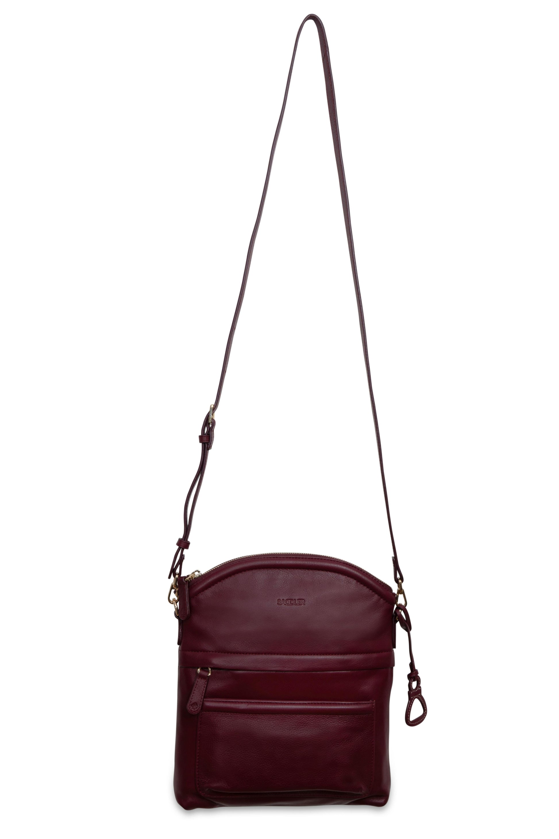 Kimberley Leather Crossbody Bag - Handmade by Saddler - Bascora