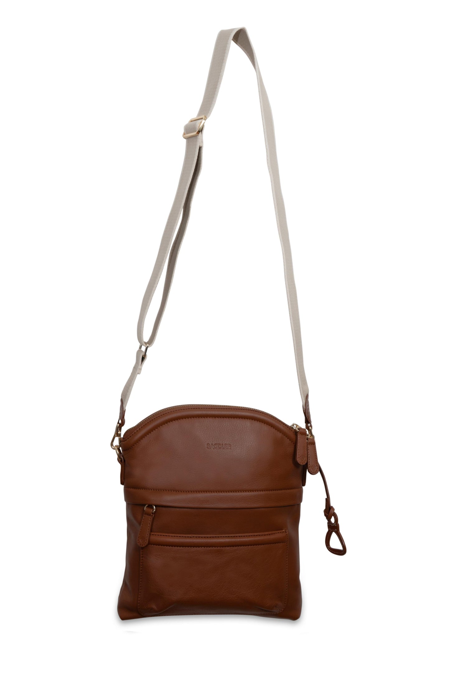 Kimberley Leather Crossbody Bag - Handmade by Saddler - Bascora