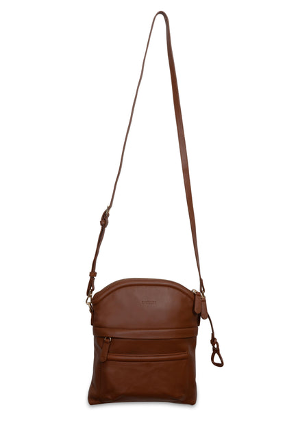 Kimberley Leather Crossbody Bag - Handmade by Saddler - Bascora