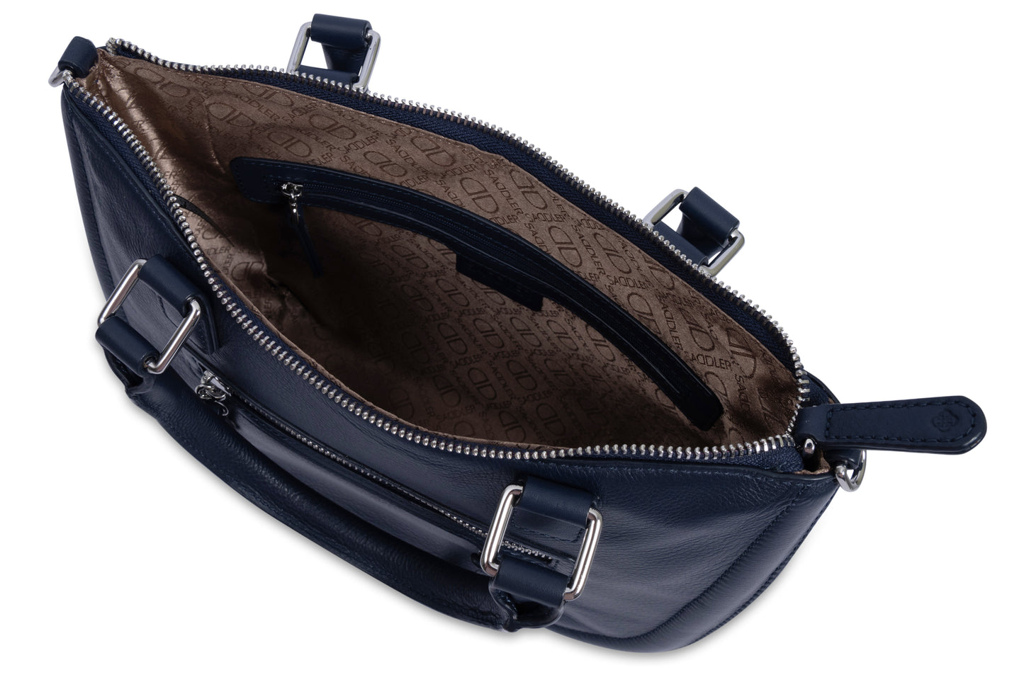 Chloe Leather Twin-Handle Handbag - Bascora