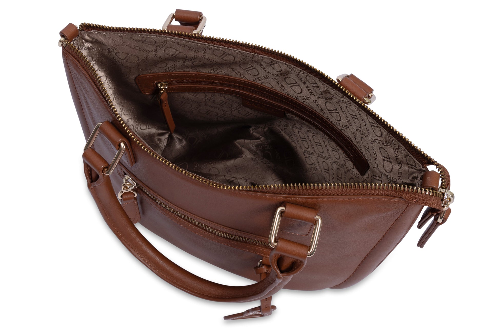 Chloe Leather Twin-Handle Handbag - Bascora