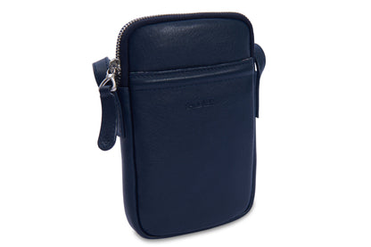 Margot RFID Leather Phone Pouch - Bascora