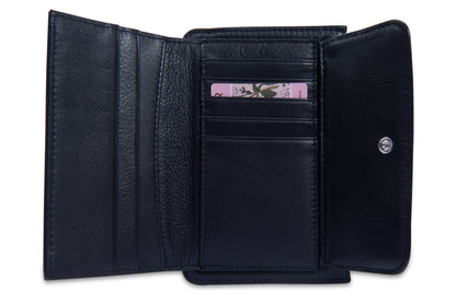 Marion Bifold Leather Wallet - Bascora