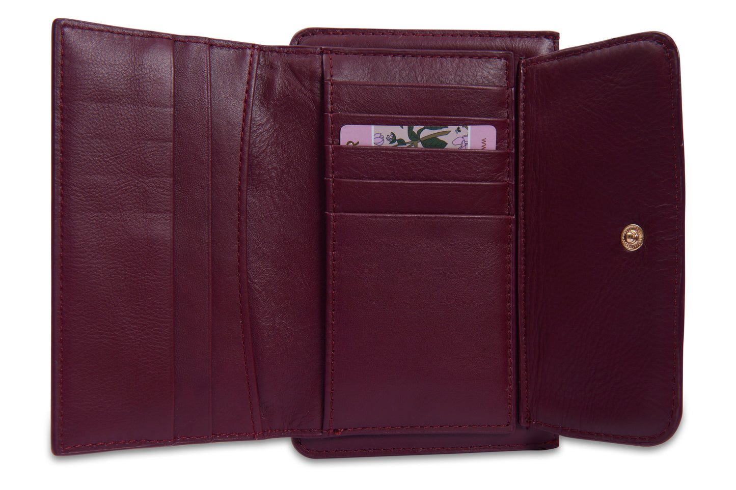Marion Bifold Leather Wallet - Bascora