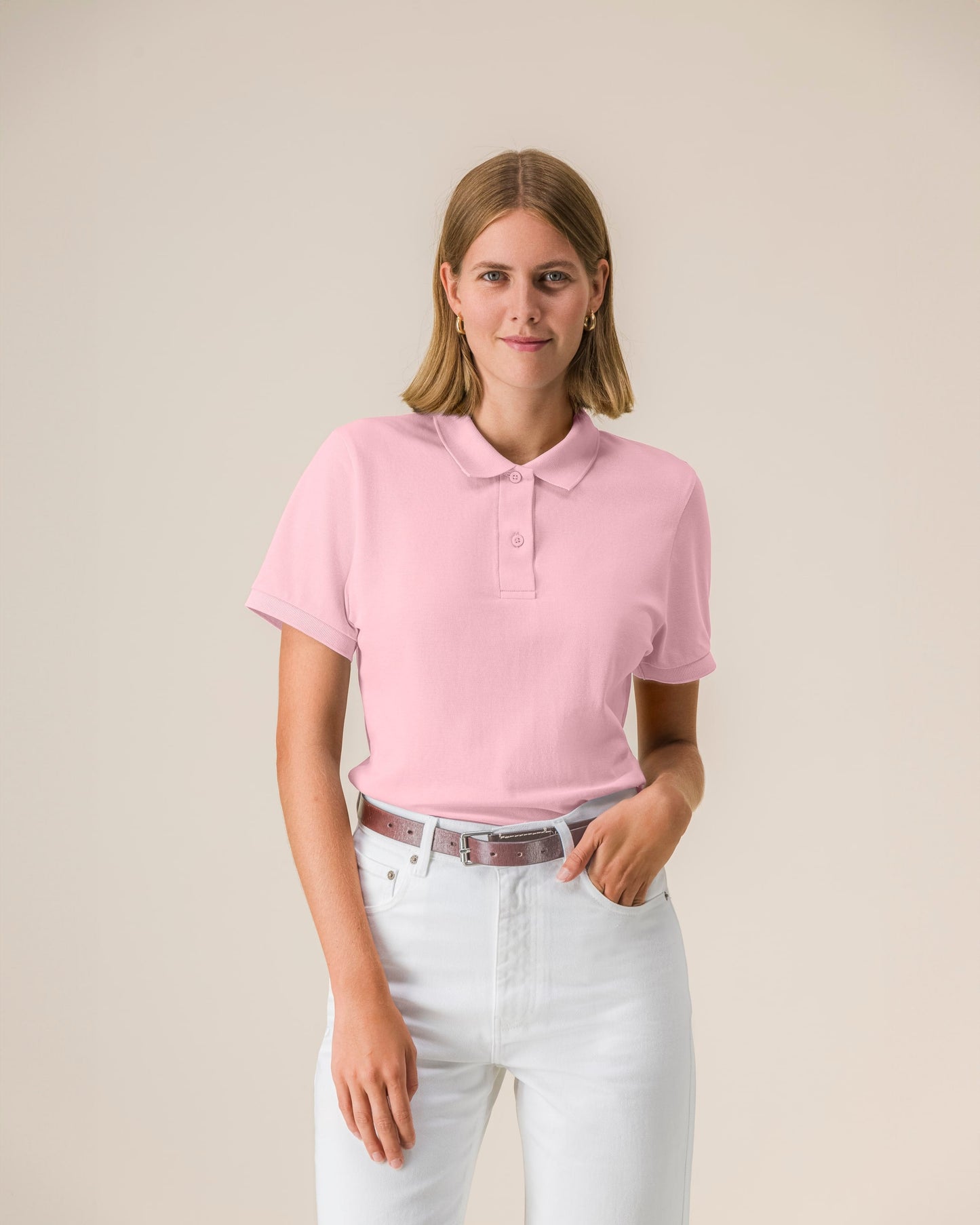 Organic Lightweight Polo Shirt —Womens