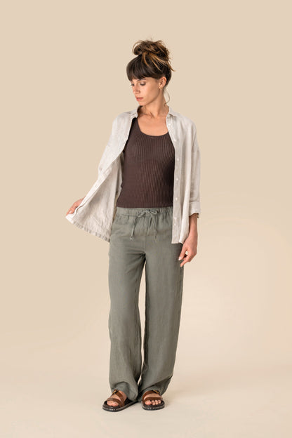 The Linen Trouser – Women's