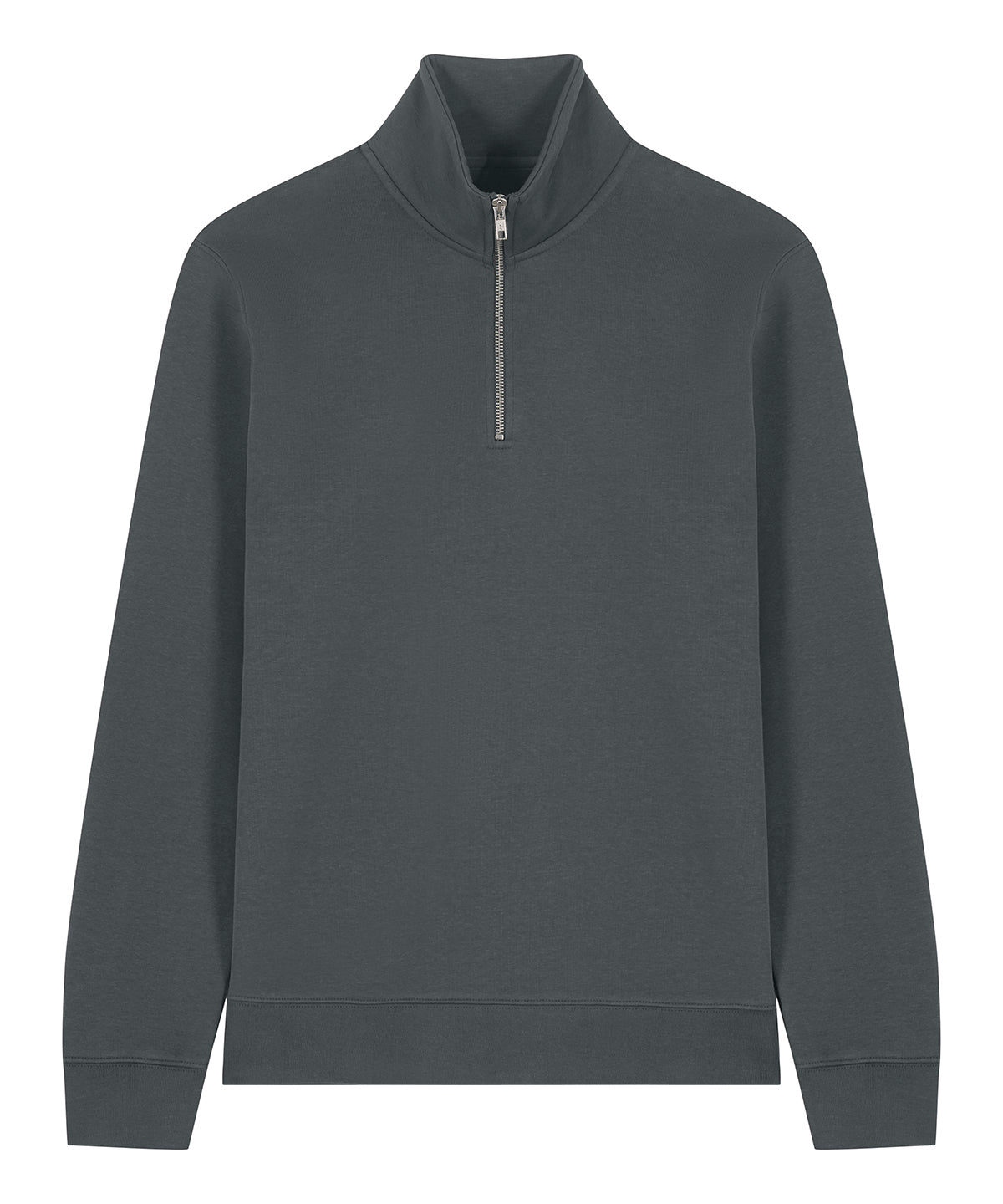 Organic Zip Neck Sweatshirt — Unisex