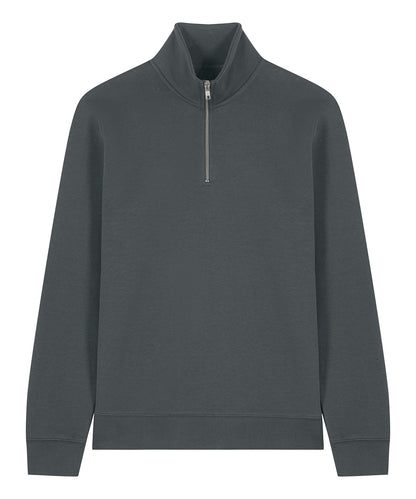 Organic Zip Neck Sweatshirt — Unisex