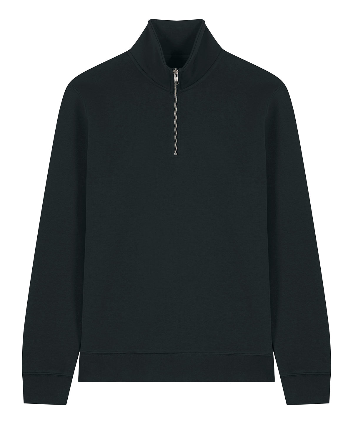 Organic Zip Neck Sweatshirt — Unisex