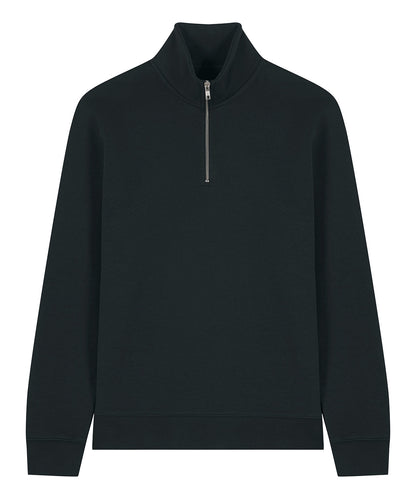 Organic Zip Neck Sweatshirt — Unisex
